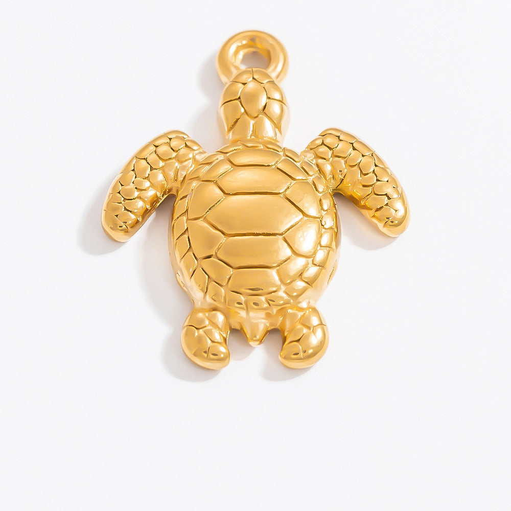 gold turtle charm