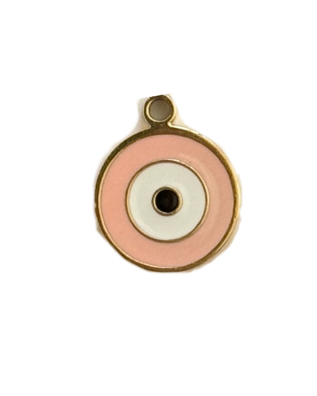 pink classic evil eye charm