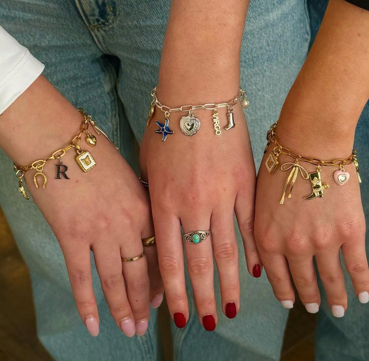 Gold Charm Bracelet