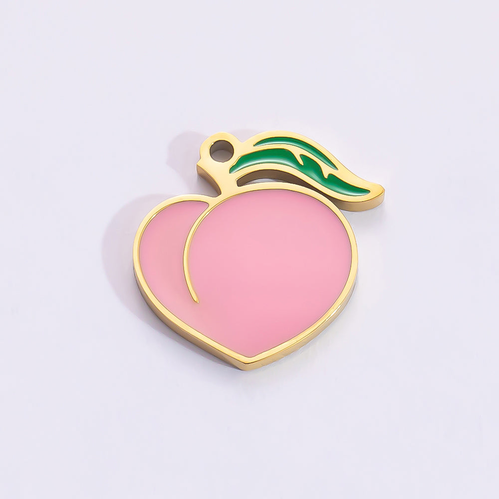 flat peach charm