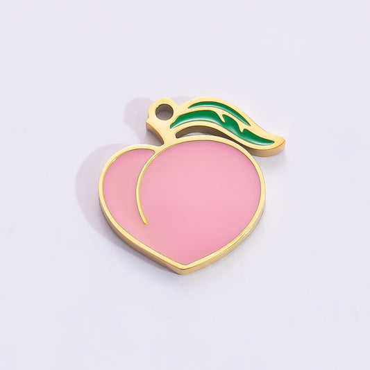flat peach charm