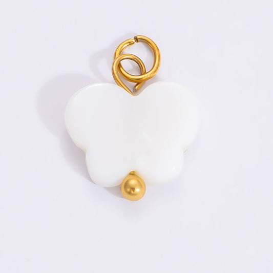 butterfly shell charm