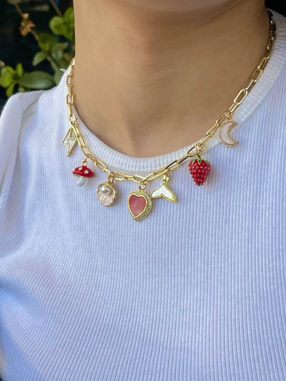 Gold Charm Necklace